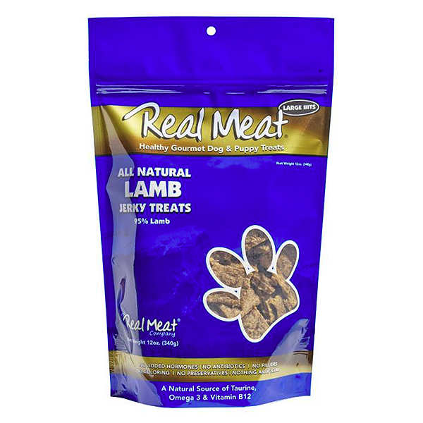 Large Bitz All Natural 95% Lamb Grain-Free Jerky Large Breed Dog Treats