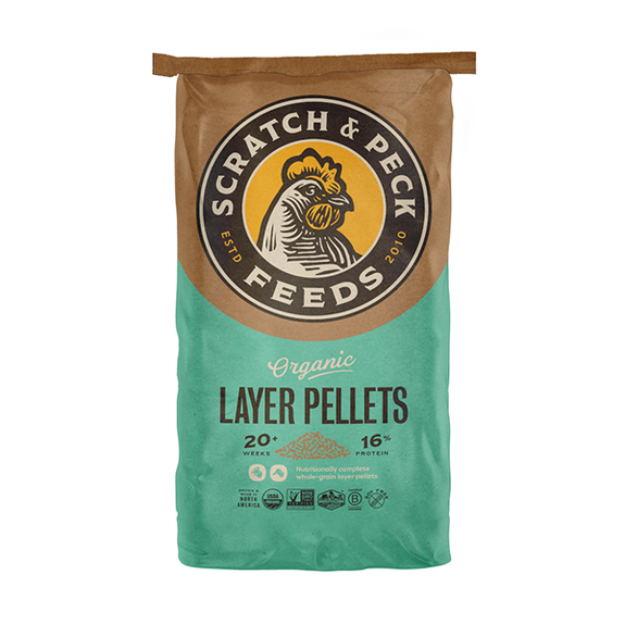 Organic Layer Pellets 16% Protein Whole Grain Hen & Duck Poultry Food