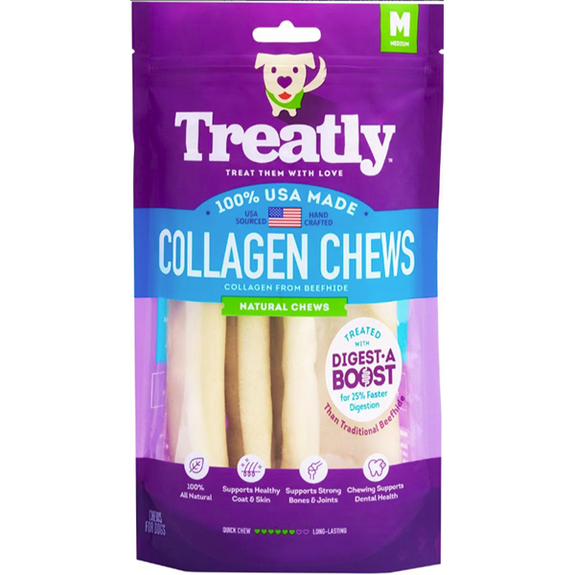 Collagen Chews Beefhide Rolls Natural Flavor Dog Chews