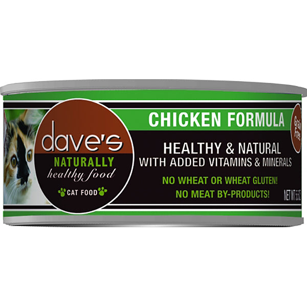 Naturally Healthy Chicken Formula Grain-Free Canned Cat Food