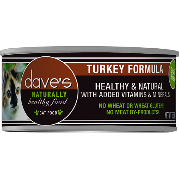 Naturally Healthy Turkey Formula Grain-Free Canned Cat Food