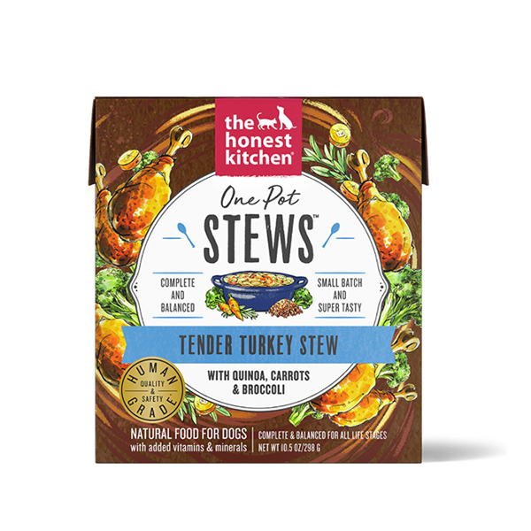One Pot Stews Tender Turkey Stew with Quinoa, Carrots & Broccoli Wet TetraPak Dog Food