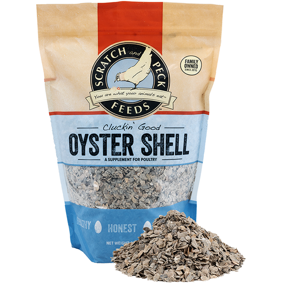 Cluckin' Good Oyster Shell Calcium Supplement for Hens & Farm Poultry