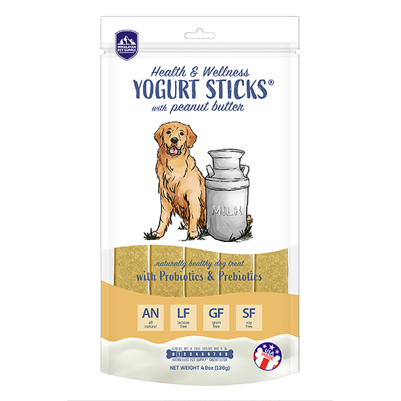 Yogurt Sticks with Peanut Butter Soft Grain-Free Dog Treats