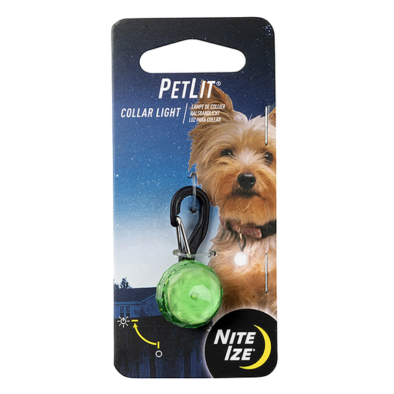 PetLit LED Collar Attachment Jewel Lime Green