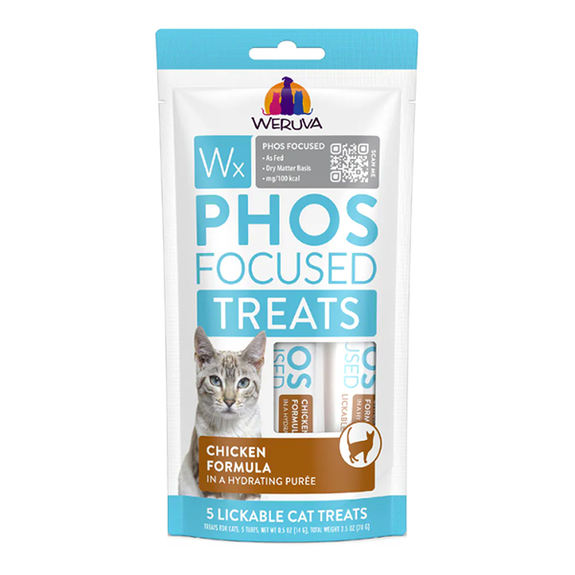 Wx Phos Focused Chicken Formula Lickable Grain-Free Cat Treats