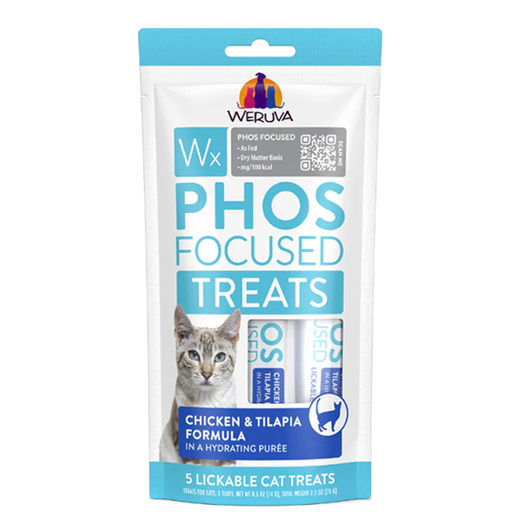 Wx Phos Focused Chicken & Tilapia Formula Lickable Grain-Free Cat Treats