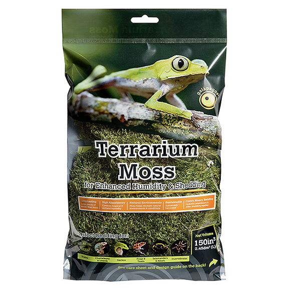 Pillow Moss Green Humidity & Decorative Clumps for Tropical & Forest Terrariums