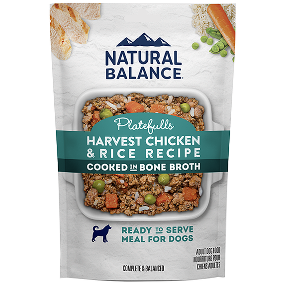 Platefulls Harvest Chicken & Rice Recipe Pouch Wet Food Dog Food
