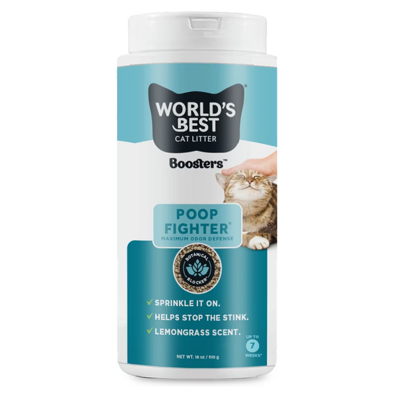 Boosters Poop Fighter Lemongrass Cat Litter Odor Additive