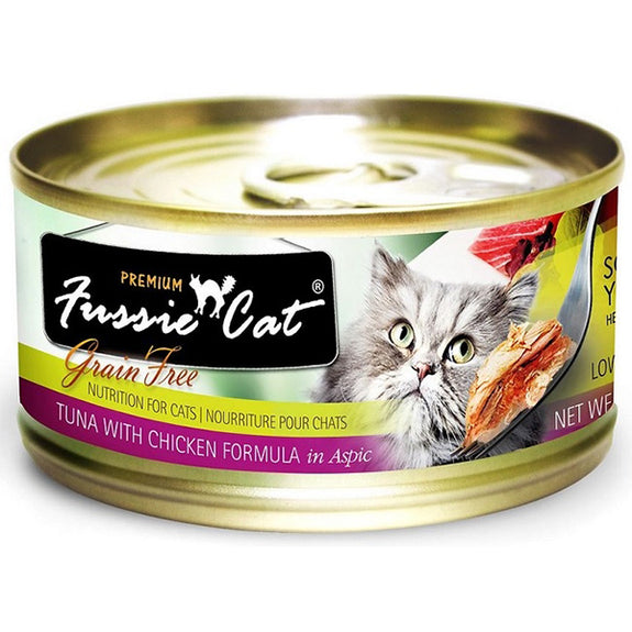 Premium Tuna with Chicken Formula in Aspic Grain-Free Canned Cat Food