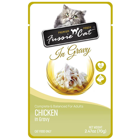 Premium Chicken in Gravy Grain-Free Wet Pouch Cat Food