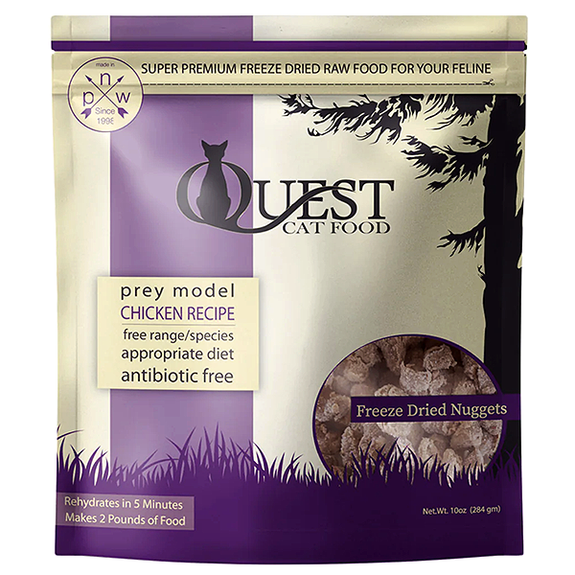 Quest Prey Model Chicken Frozen Raw Grain-Free Cat Food