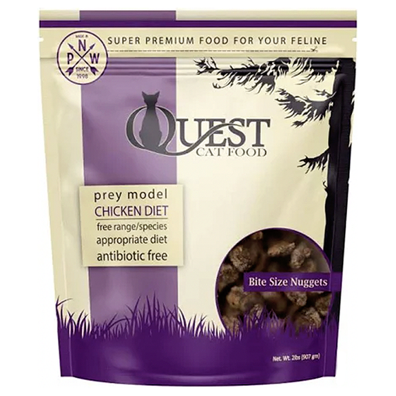 Quest Prey Model Chicken Diet Frozen Raw Grain-Free Cat Food
