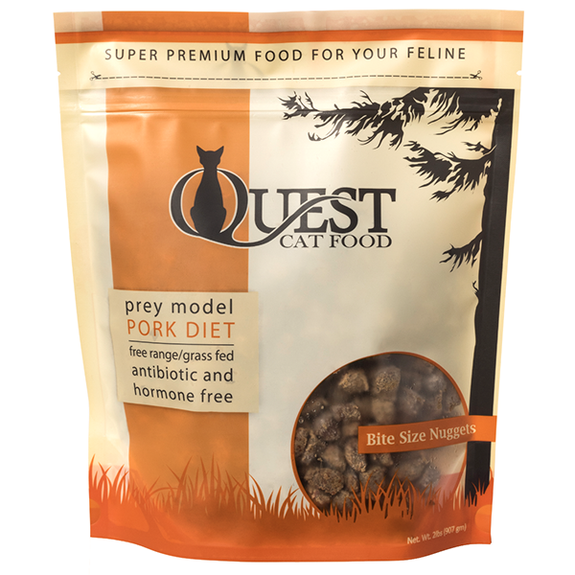 Quest Prey Model Pork Diet Frozen Raw Grain-Free Cat Food