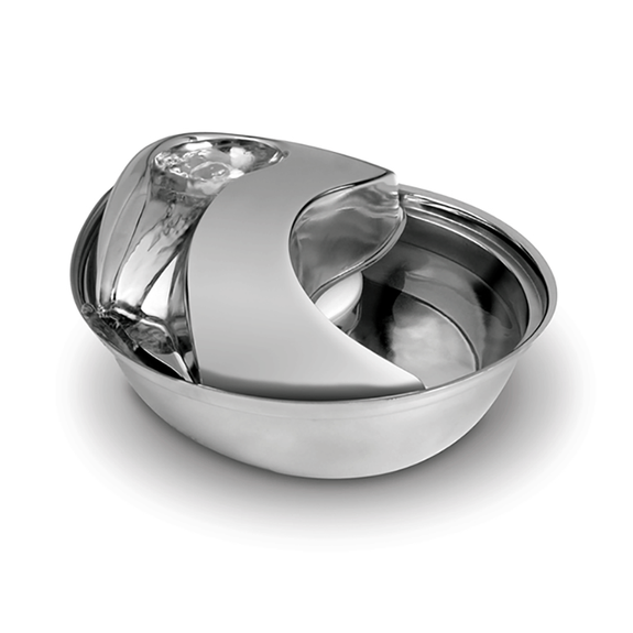 Raindrop Stainless Steel Drinking Fountain for Dogs & Cats
