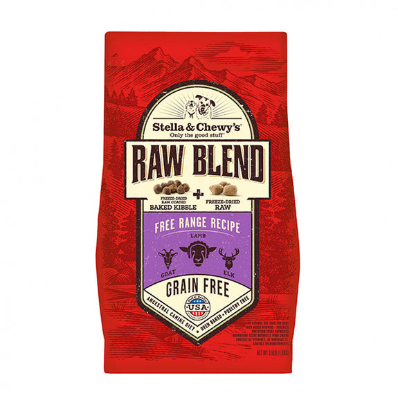Raw Blend Kibble Free-Range Recipe Grain-Free Dry Dog Food