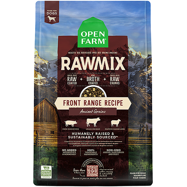 RawMix Front Range Recipe Beef, Pork & Lamb Ancient Grains Freeze-Dried Coated & Infused Dry Dog Food