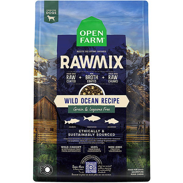 RawMix Wild Ocean Recipe Grain-Free Freeze-Dried Coated & Infused Dry Dog Food
