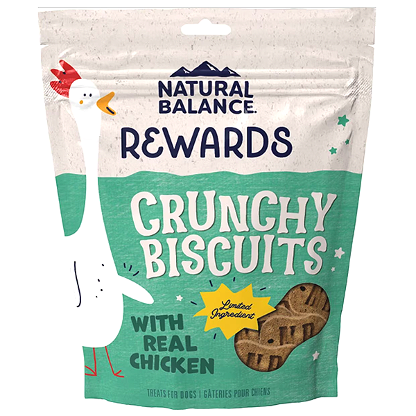 Rewards Crunchy Biscuits with Real Chicken Grain-Free Dog Treats