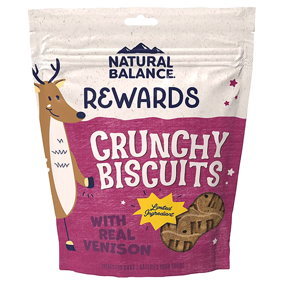 Rewards Crunchy Biscuits with Real Venison Grain-Free Dog Treats