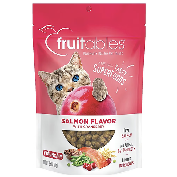 Salmon Flavor with Cranberry Crunchy Cat Treats