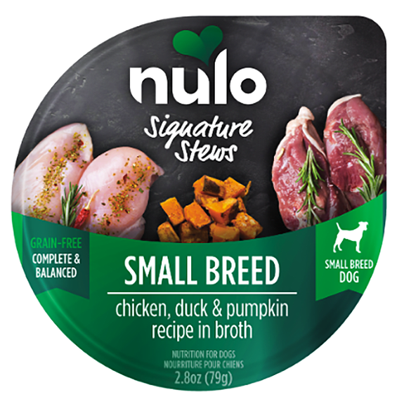 Signature Stews Small Breed Chicken, Duck & Pumpkin Recipe in Broth Grain-Free Wet Cup Dog Food