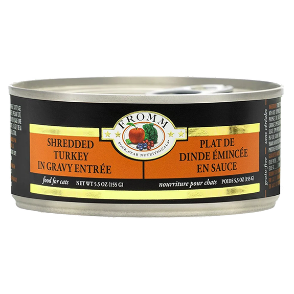 Shredded Turkey in Gravy Entrée Grain-Free Wet Canned Cat Food