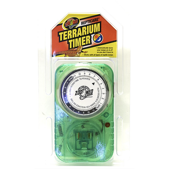 ReptiCare Green Automatic Day & Night Cycle Terrarium Lighting Timer for Reptile Enclosures