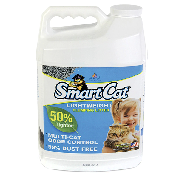 SmartCat Lightweight Unscented Clumping Clay Cat Litter