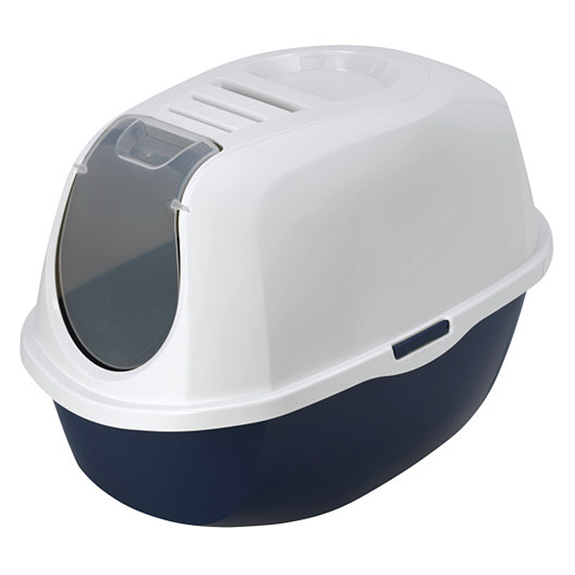 Smart Cat Enclosed Cat Litter Box Blue Berry