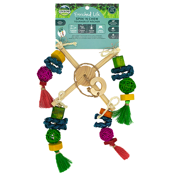 Enriched Life Spin 'N Chew Hanging Small Animal Enrichment Chew Toy