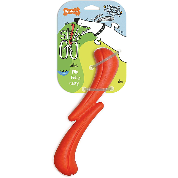 Creative Play Stik-GO Flexible Interactive Fetch & Chase Dog Toy Red