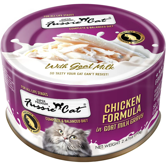 Super Premium Chicken Formula in Goat Milk Gravy Wet Canned Grain-Free Cat Food