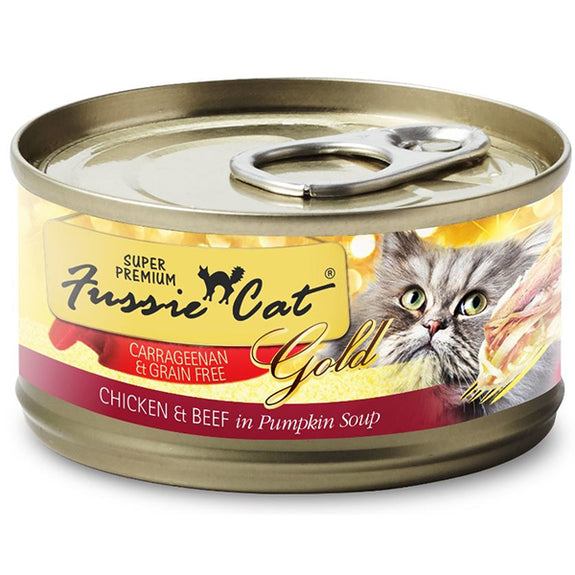 Super Premium Chicken and Beef in Pumpkin Soup Grain-Free Canned Cat Food