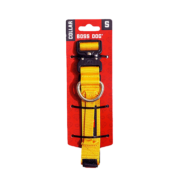 Boss Tactical Heavy Duty Dog Collar Yellow