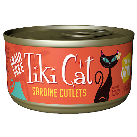 Tahitian Grill Grain-Free Sardine Cutlets Canned Cat Food