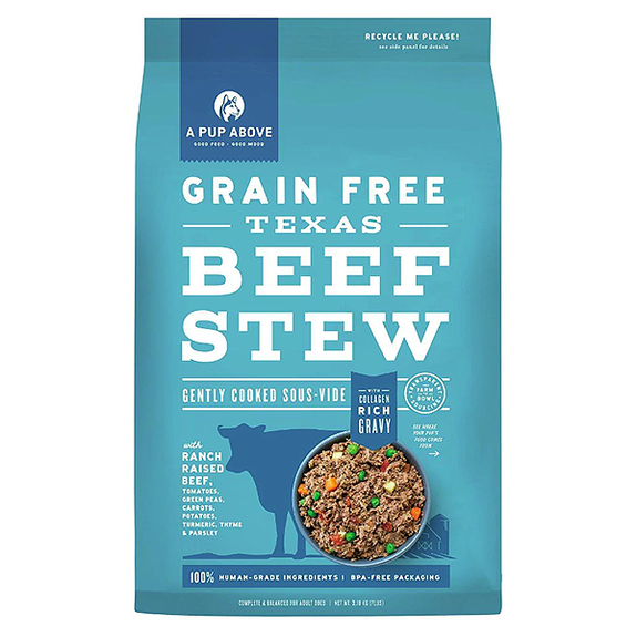Texas Beef Stew with Bone Broth Grain-Free Frozen Gently Cooked Dog Food
