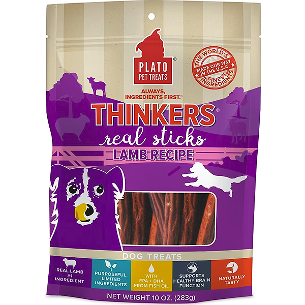 Thinkers Real Sticks Lamb Recipe Air-Dried Dog Treats
