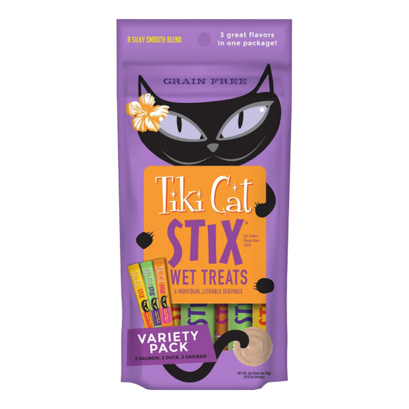 Stix Variety Pack Grain-Free Wet Mousse Cat Treats