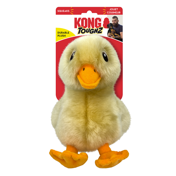 Toughz Duck Durable Squeaky Plush Dog Toy