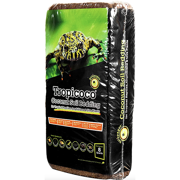 Tropicoco Coconut Soil Substrate Bedding for Tropical & Bioactive Terarriums