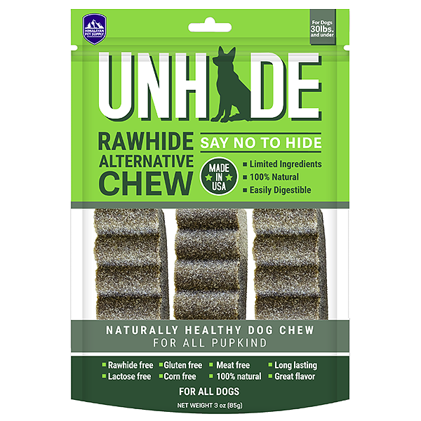Unhide Rawhide Alternative Natural Dog Chew