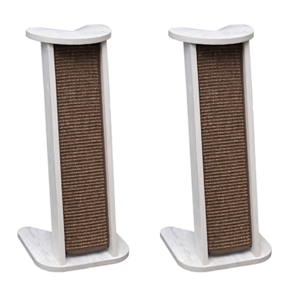 Wafer Corner Scratcher Sofa & Furniture Protector Wood & Sisal Cat Furniture 2 Pack