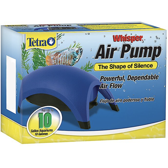 Whisper 10 Quiet Aquarium Oxygen Air Pump