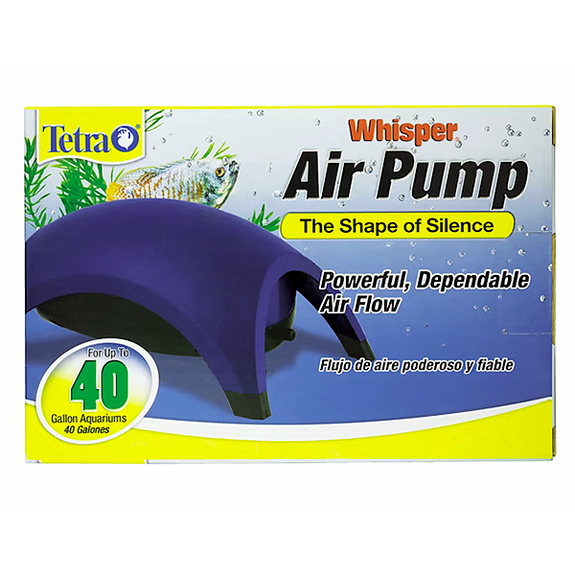 Whisper 40 Quiet Aquarium Oxygen Air Pump