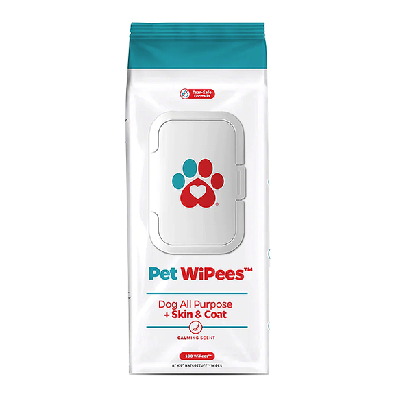 Pet WiPees Dog All Purpose + Skin & Coat Dog Cleaning Wipes