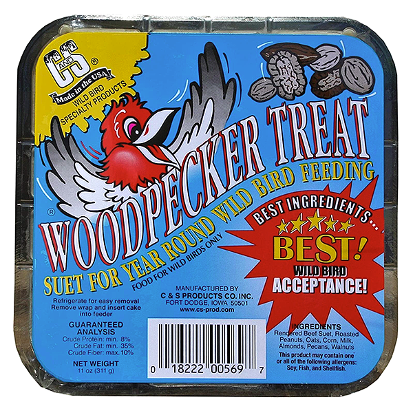 Woodpecker Suet Nuggets No Waste No Melt Wild Bird Food