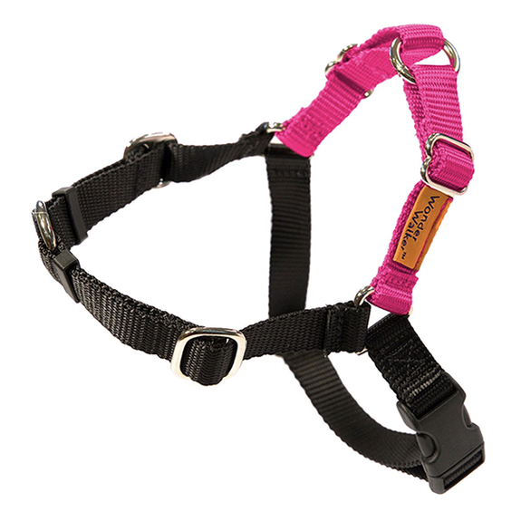 Wonder Walker No-Pull Body Halter Dog Harness Hot Pink