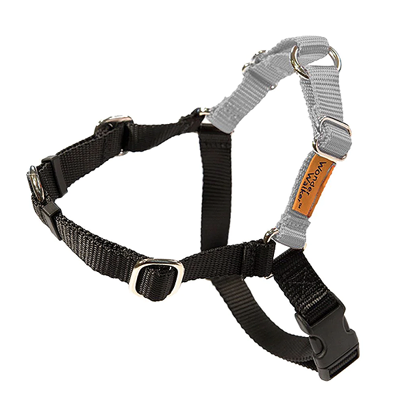 Wonder Walker No-Pull Body Halter Dog Harness Silver